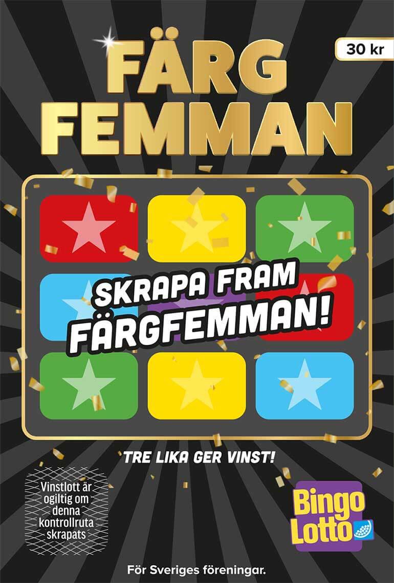 Färgfemman skraplott