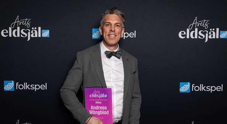 Andreas Wångblad, vinnare Årets Eldsjäl Hälsa 2025.