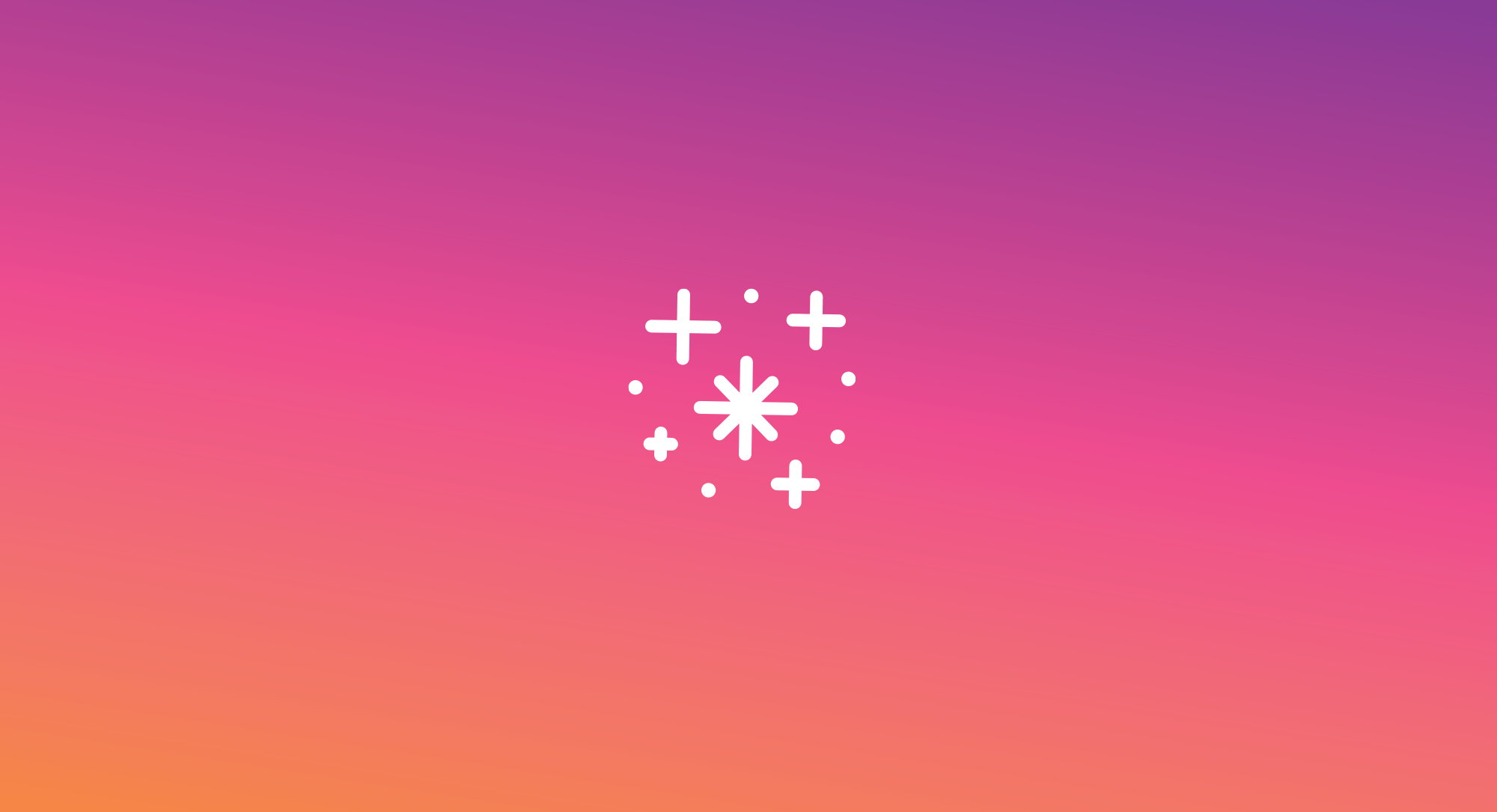 Glitterikon som symboliserar kategori inkludering för Årets Eldsjäl