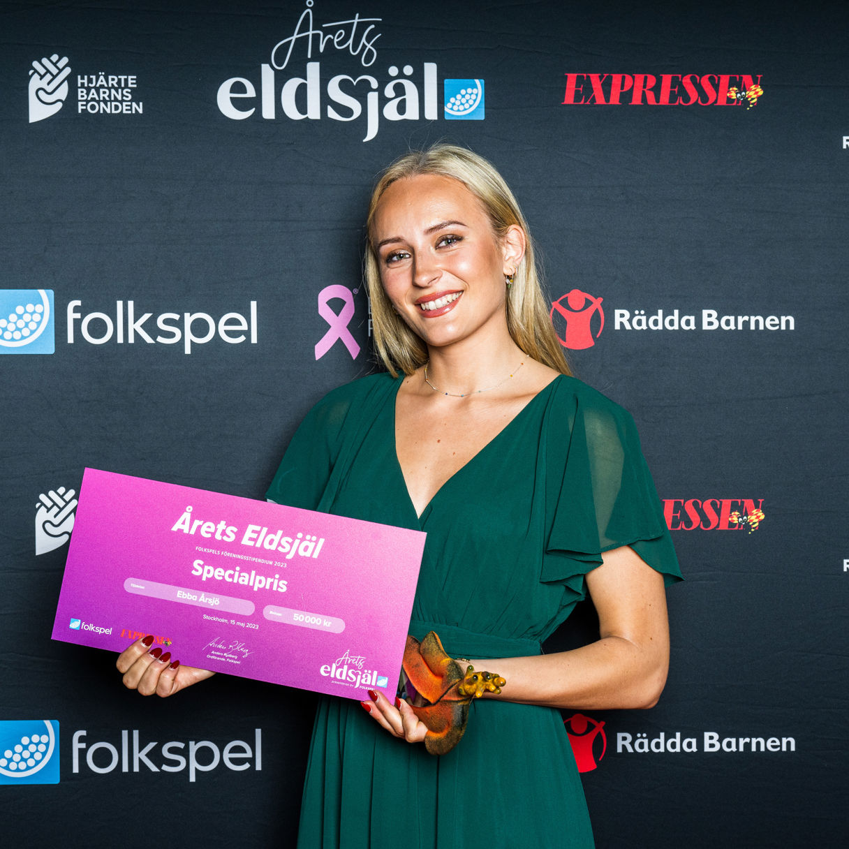 Ebba Årsjö – vinnare av årets specialpris på årets eldsjäl 2023