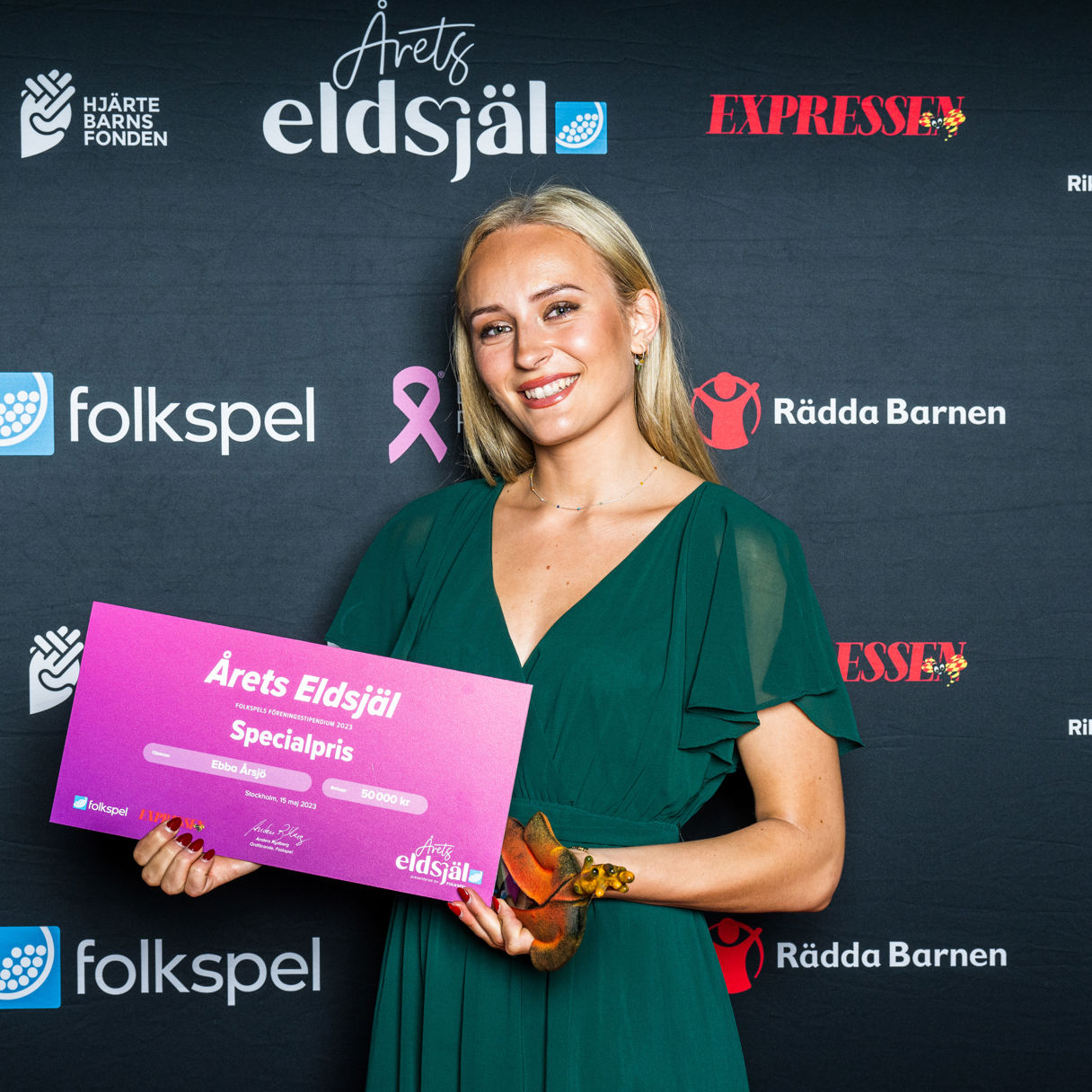 Ebba Årsjö – vinnare av årets specialpris på årets eldsjäl 2023