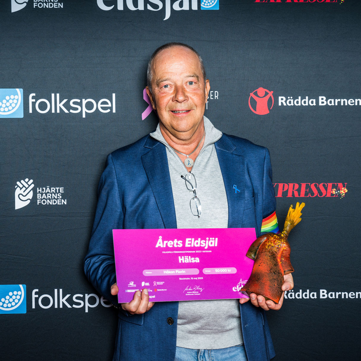 Håkan Florin – vinnare av kategori hälsa på årets eldsjäl 2023