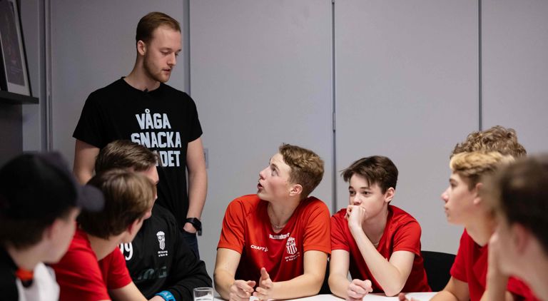 Lagbild från Vänersborgs IF:s fotbollsverksamhet.