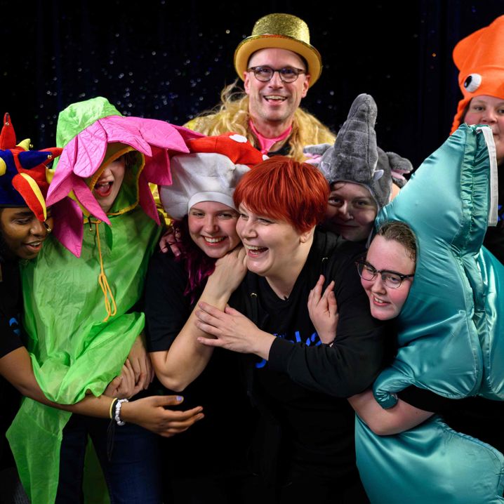 Jenny Wellander Berg deltar i teaterverksamhet.