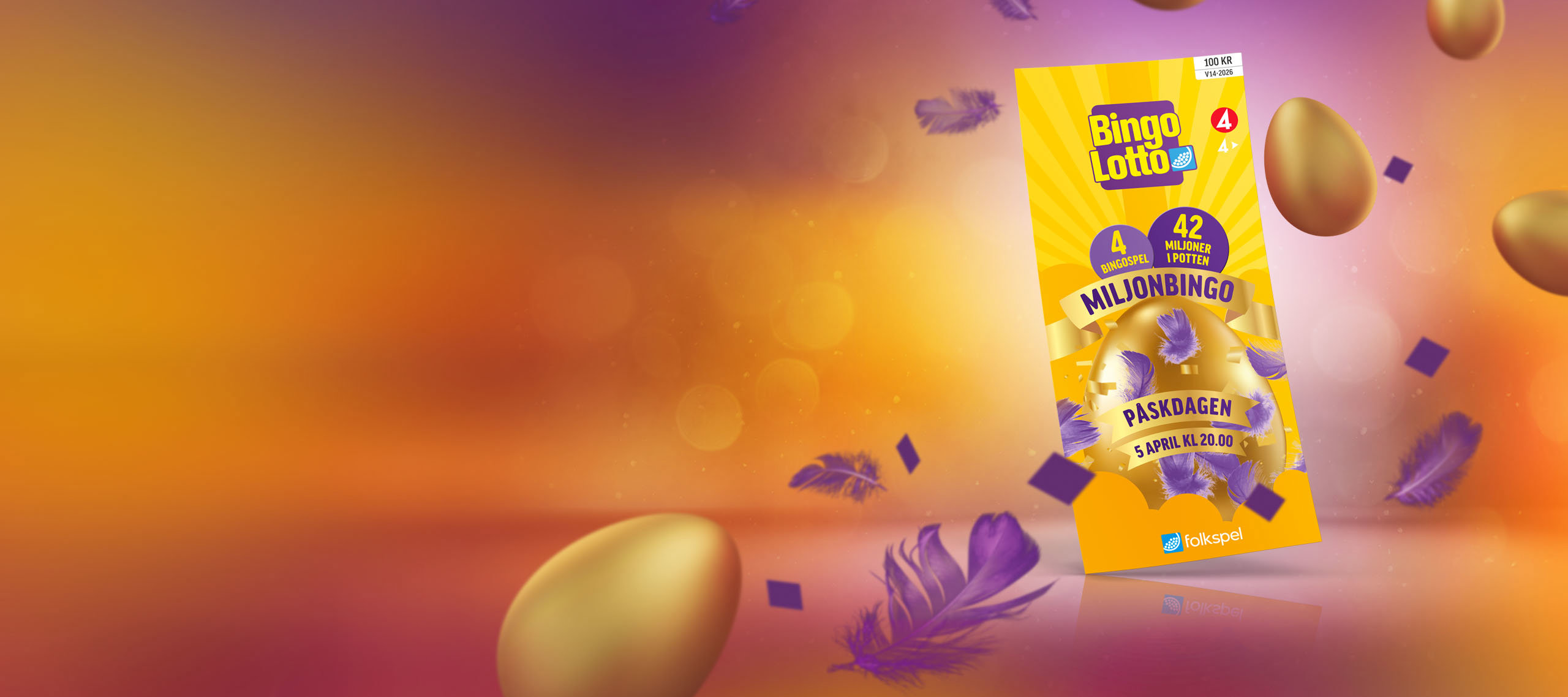 En bingolott med påskmanér