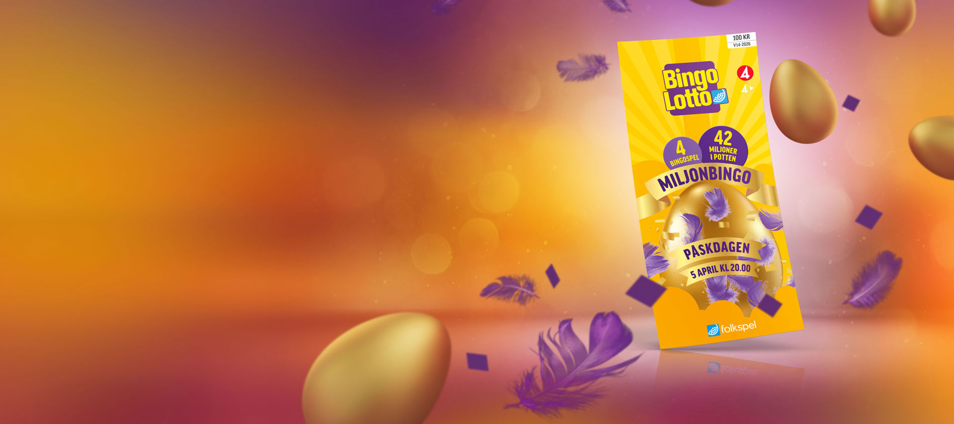 En bingolott med påskmanér