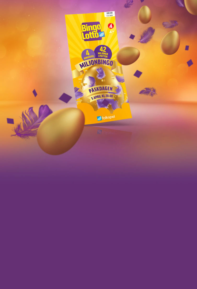 En bingolott med påskmanér