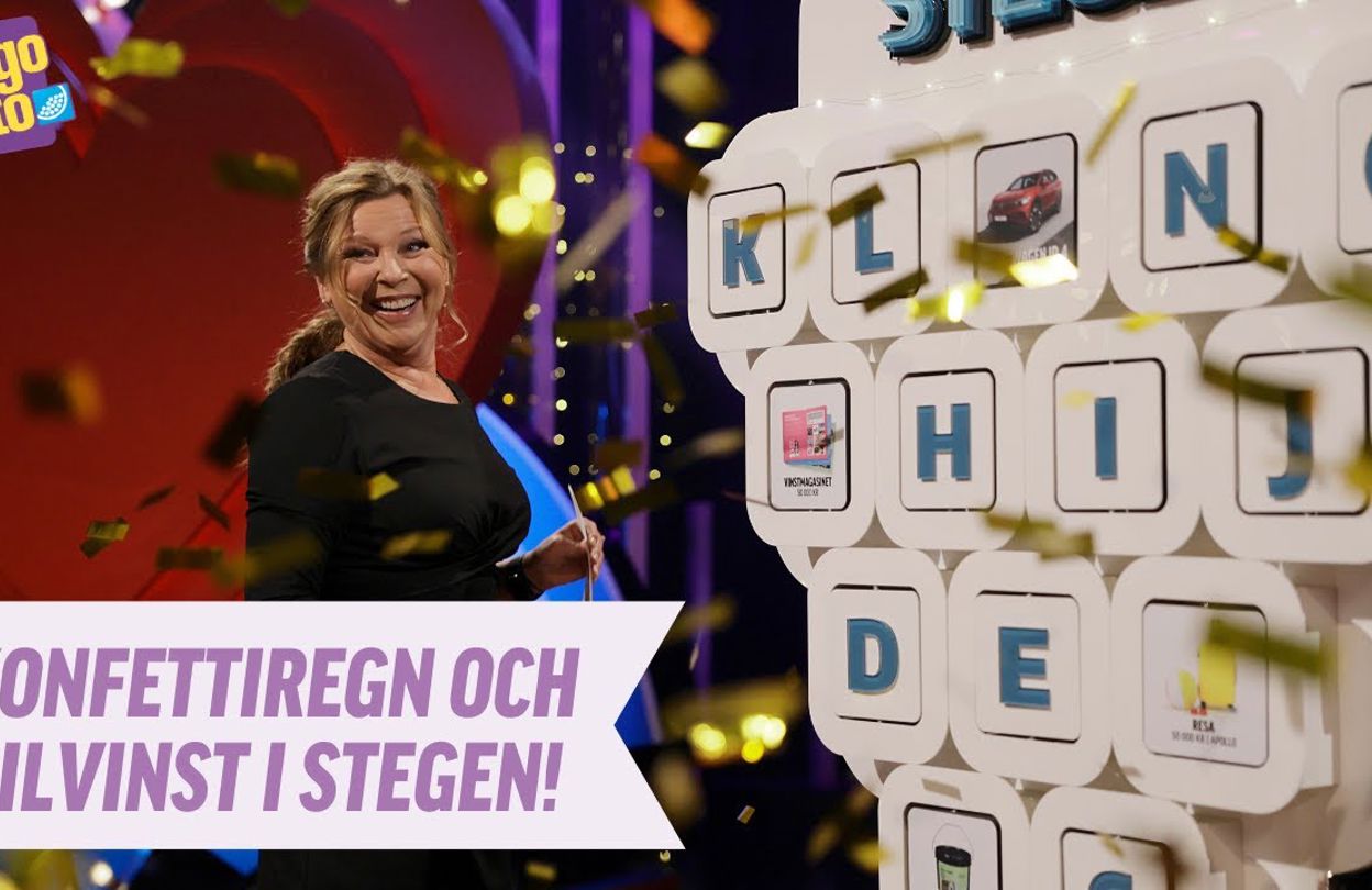 Lotta Engberg gläds åt bilvinst på Stegen