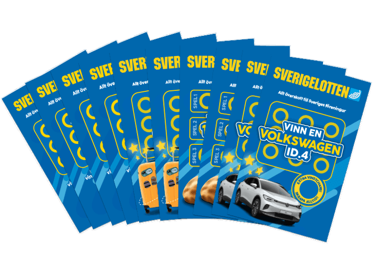 10 stycken sverigelotter