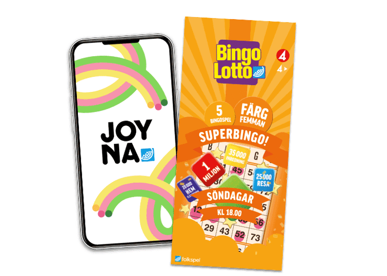 1 st joyna lott och 1 st Superbingo lott