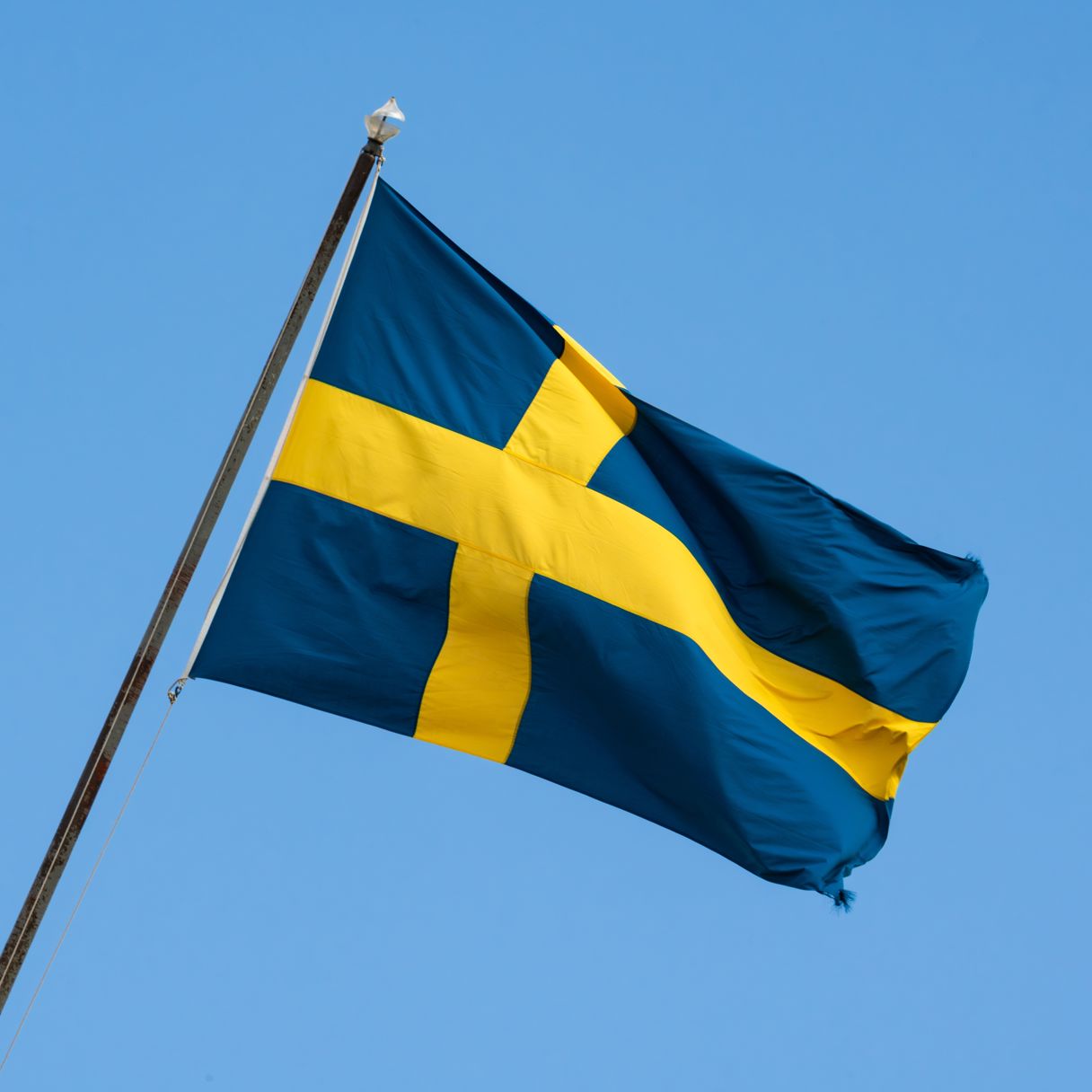 En svensk flagga